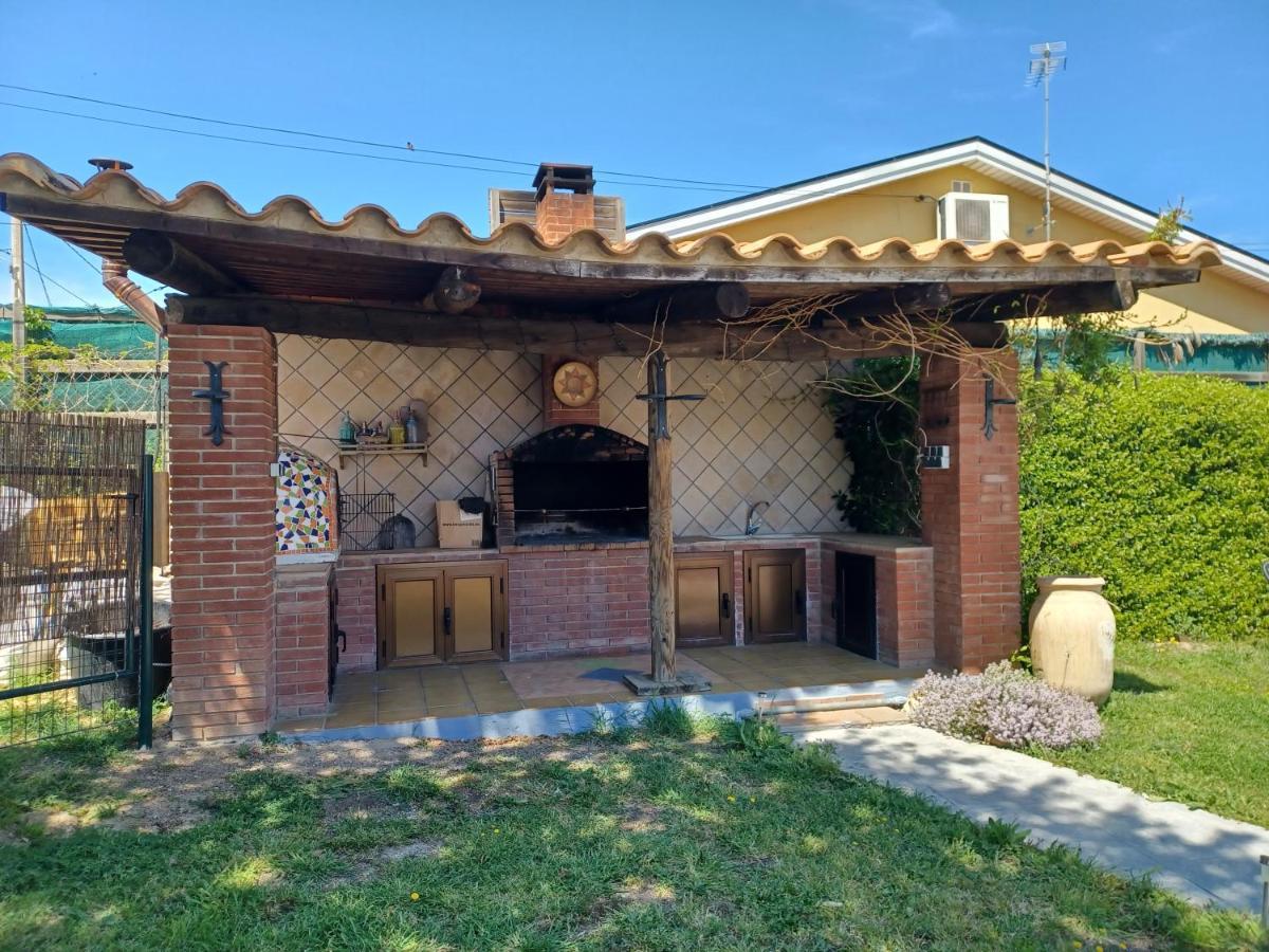 Piscina De Sal Barbacoa Wifi, Parking Gratis, 3 Min Pga Casa El Roble Vila Girona Exterior foto